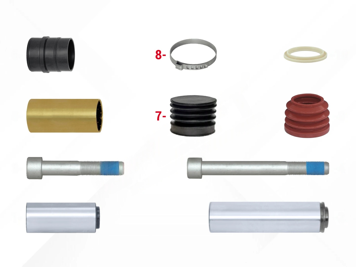 Caliper Guides & Seals Repair Kit