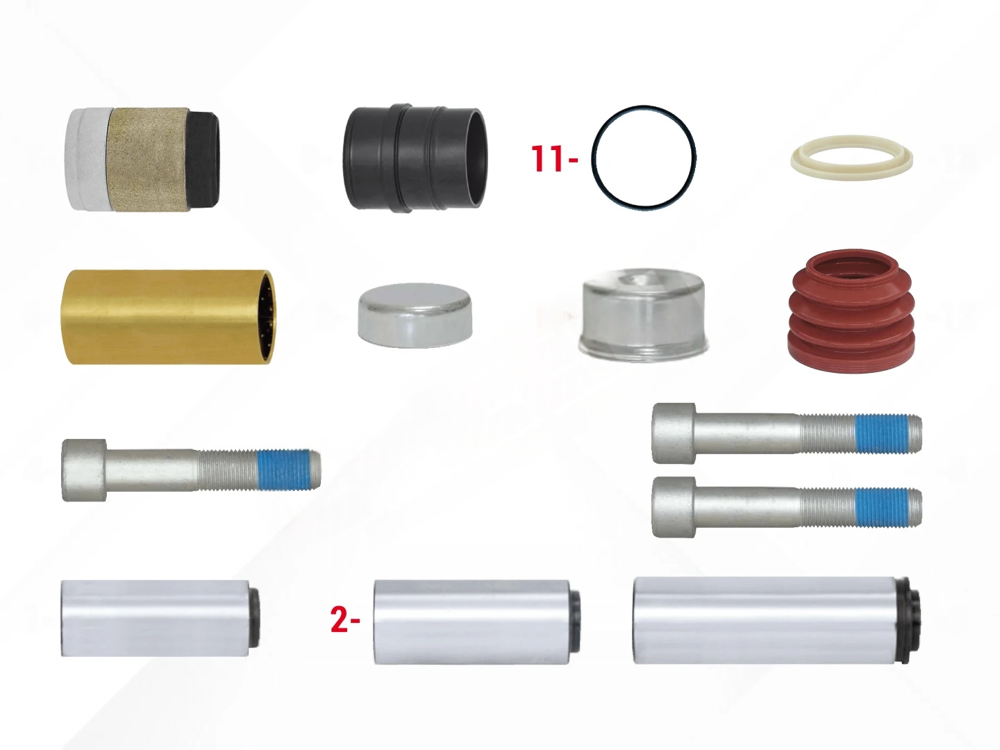 Caliper Guides & Seals Repair Kit