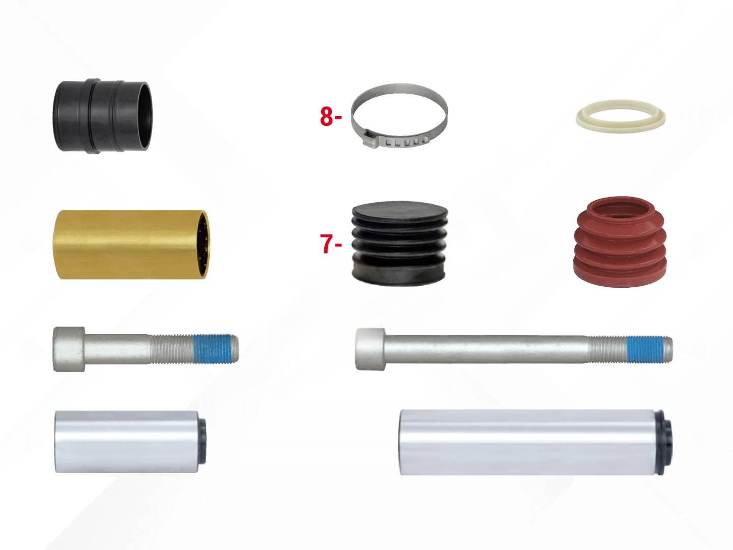 Caliper Guides & Seals Repair Kit
