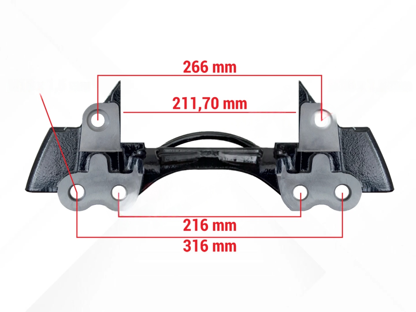SF Trailer Axle 22,5 Inch