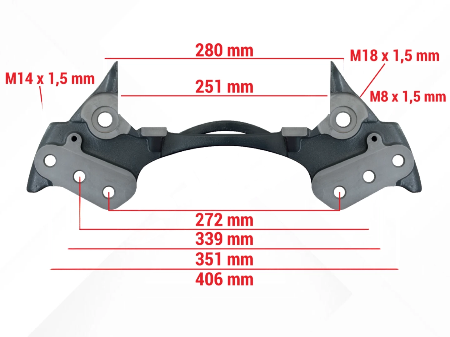 D3 Type Rear 22,5 Inch