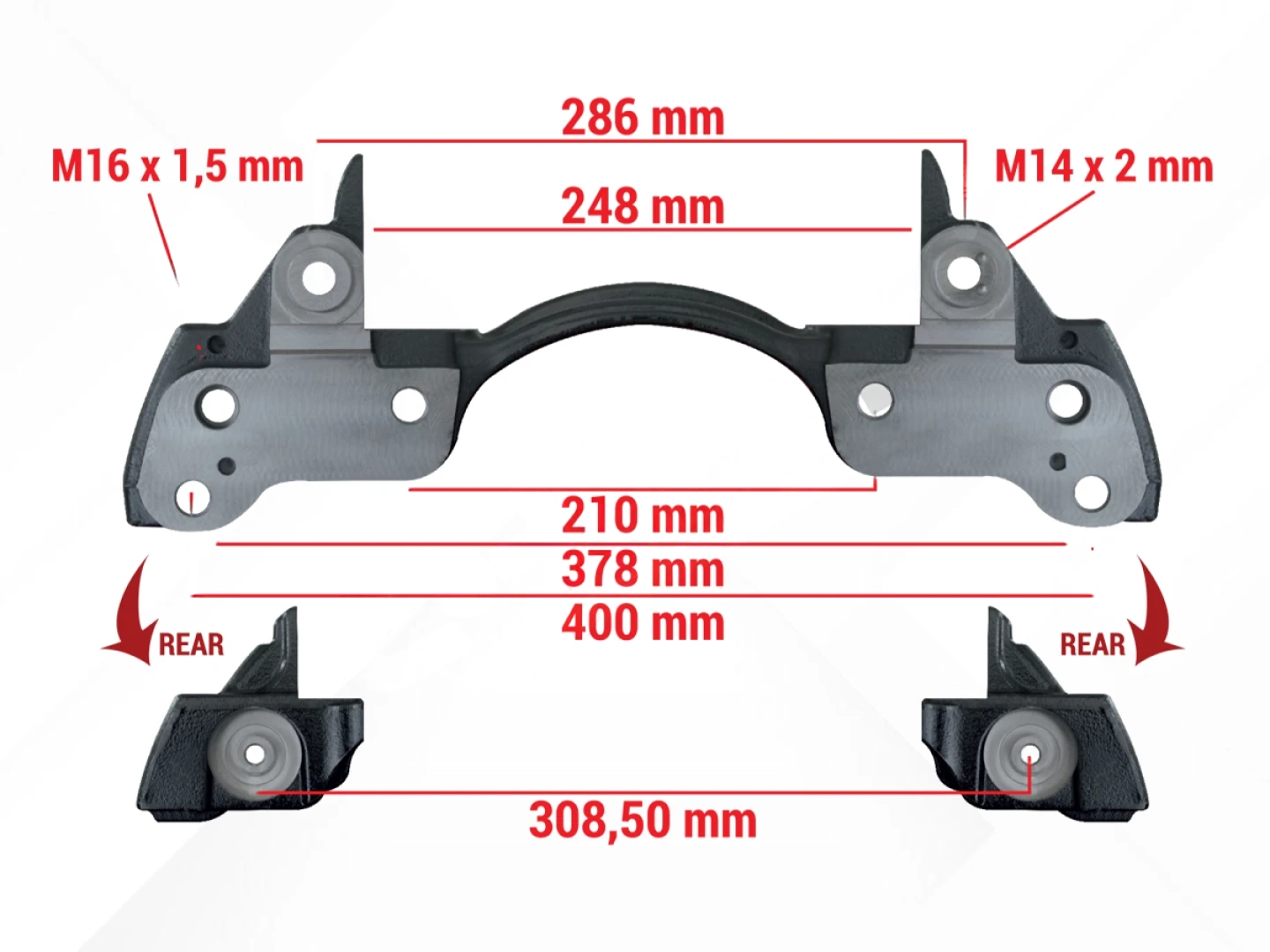 Modul X Gen 2 Trailer Axle 22,5 Inch (Left-Right)