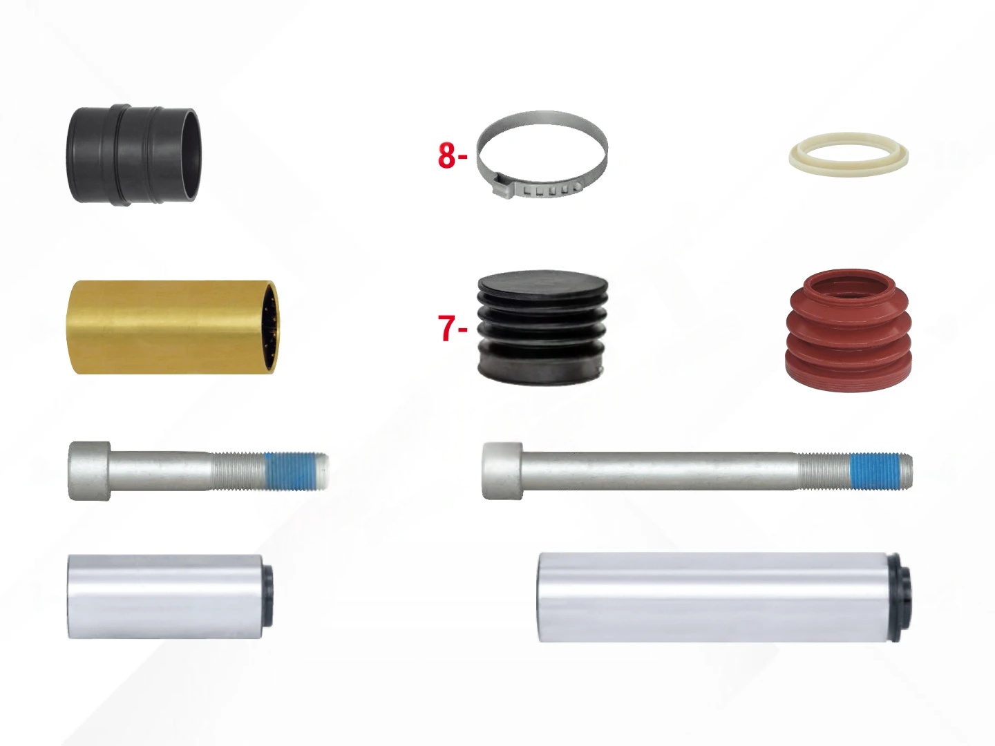 Caliper Guides & Seals Repair Kit