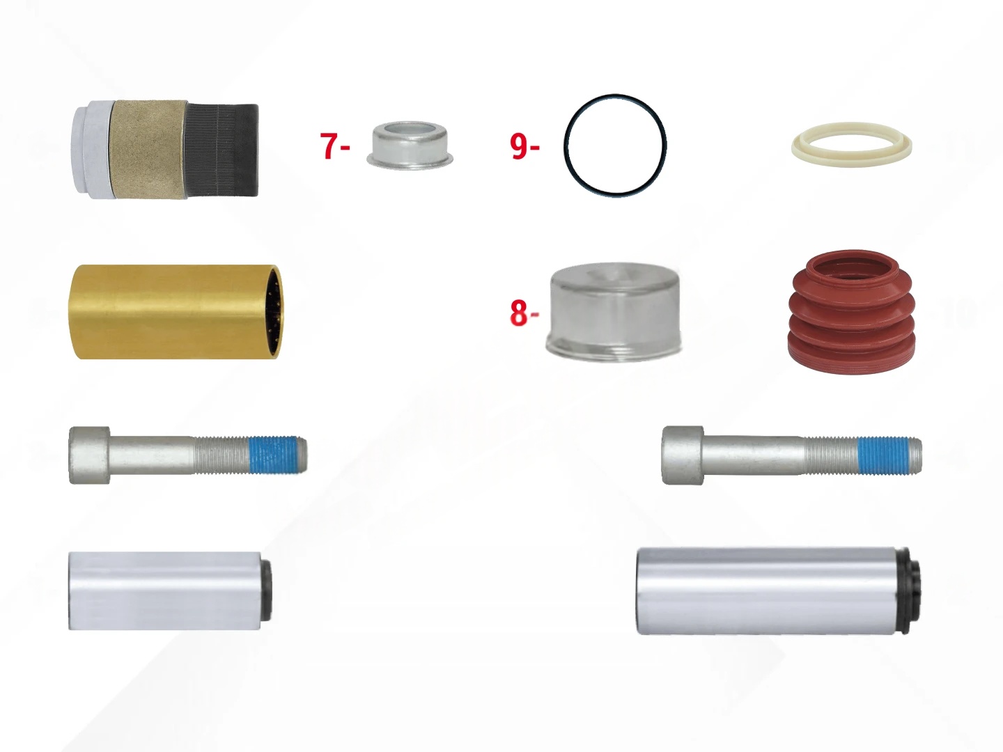 Caliper Guides & Seals Repair Kit