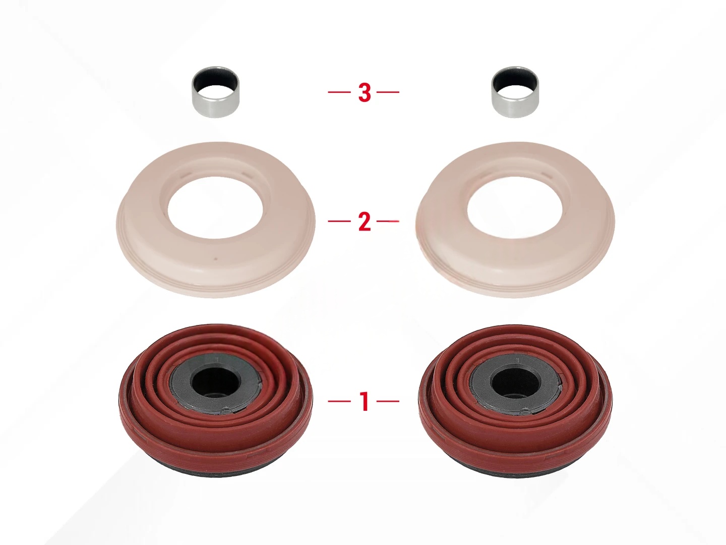 Caliper Piston Tappet & Seals Repair Kit