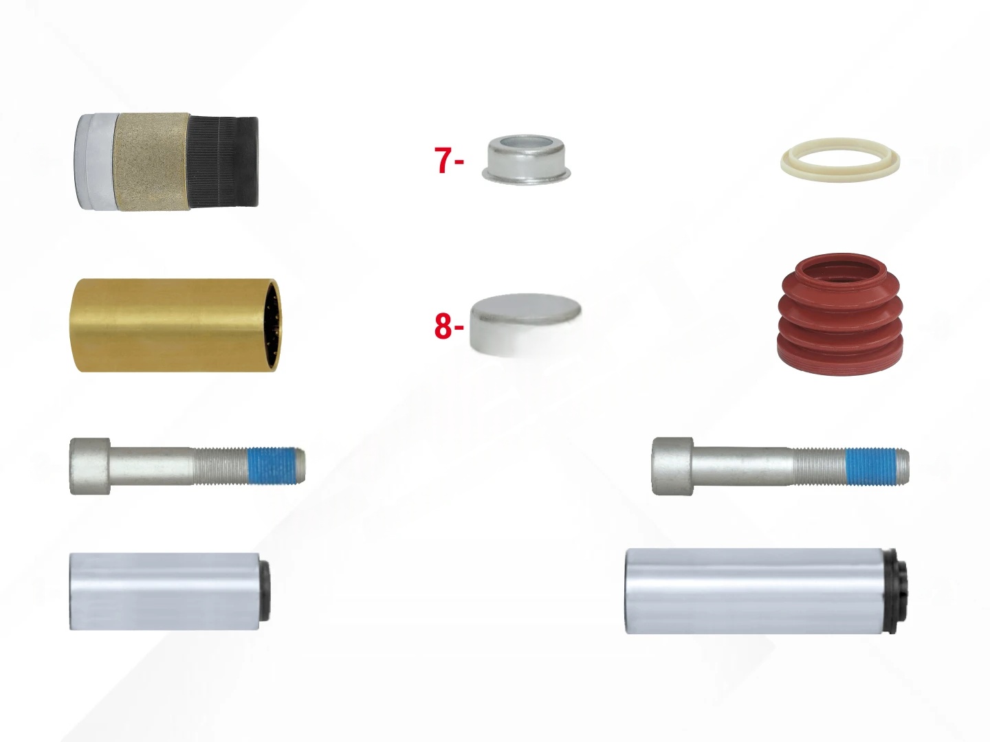 Caliper Guides & Seals Repair Kit