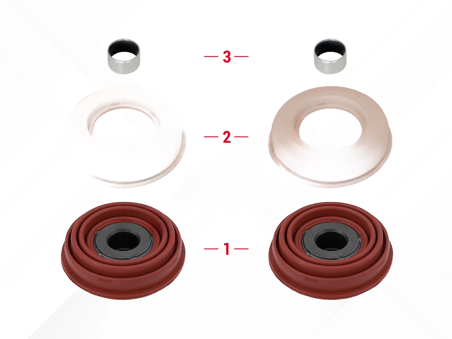 Caliper Piston Tappet & Seals Repair Kit