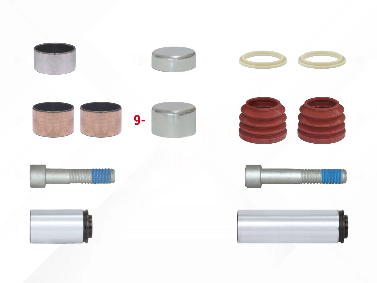 Caliper Guides & Seals Repair Kit