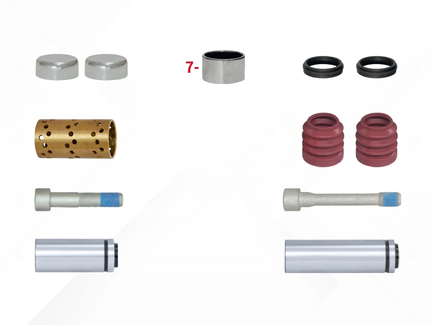 Caliper Guides & Seals Repair Kit