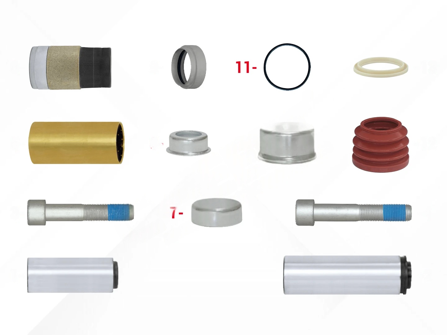 Caliper Guides & Seals Repair Kit