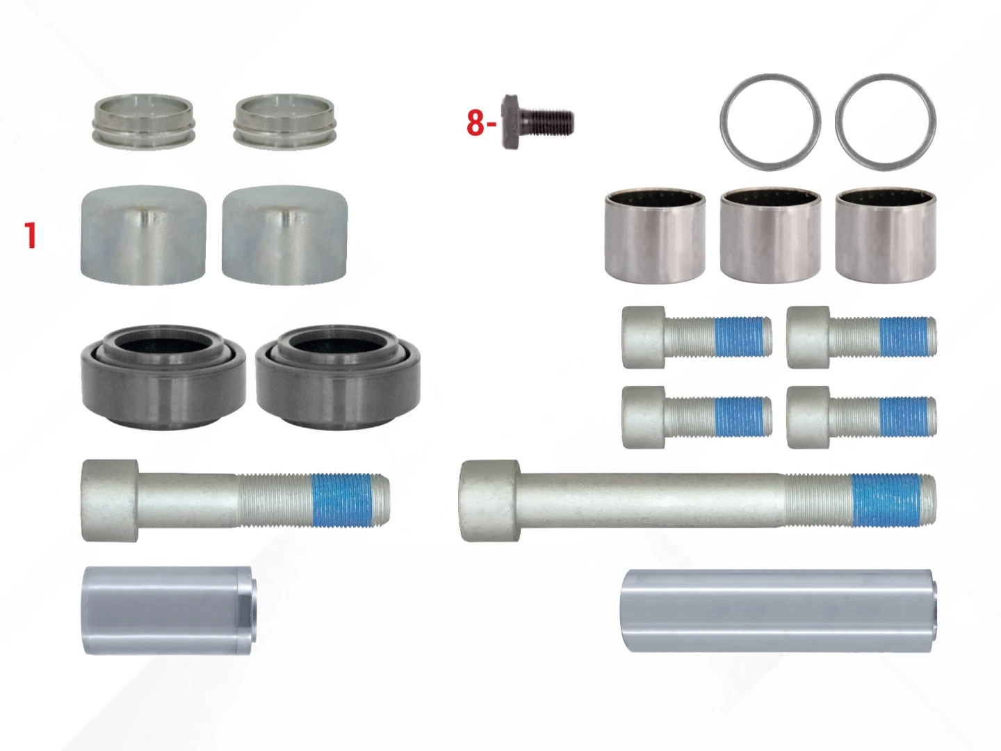 Caliper Guides & Seals Repair Kit