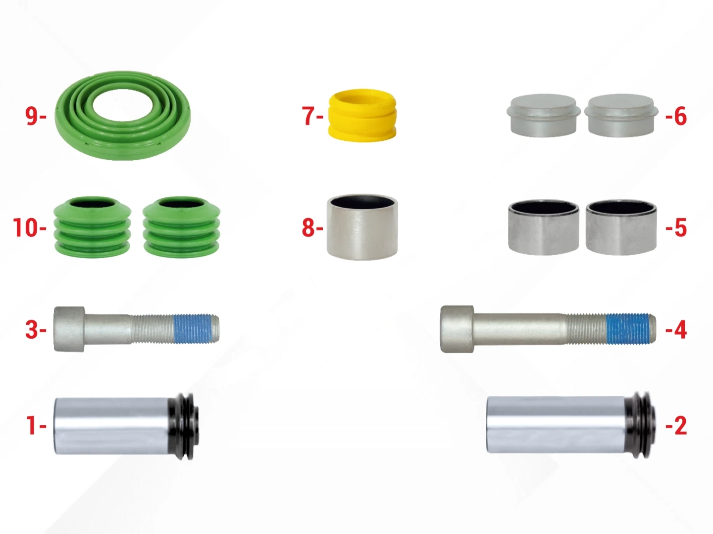 Caliper Guides & Seals Repair Kit (OTOKAR Sultan)
