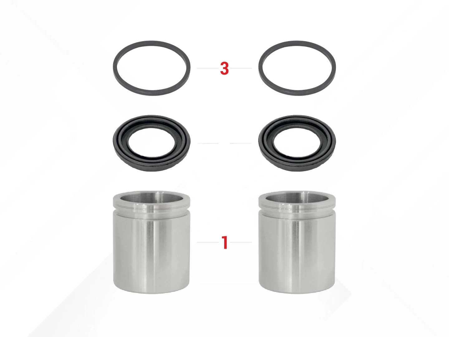 Caliper Piston & Seal Kit