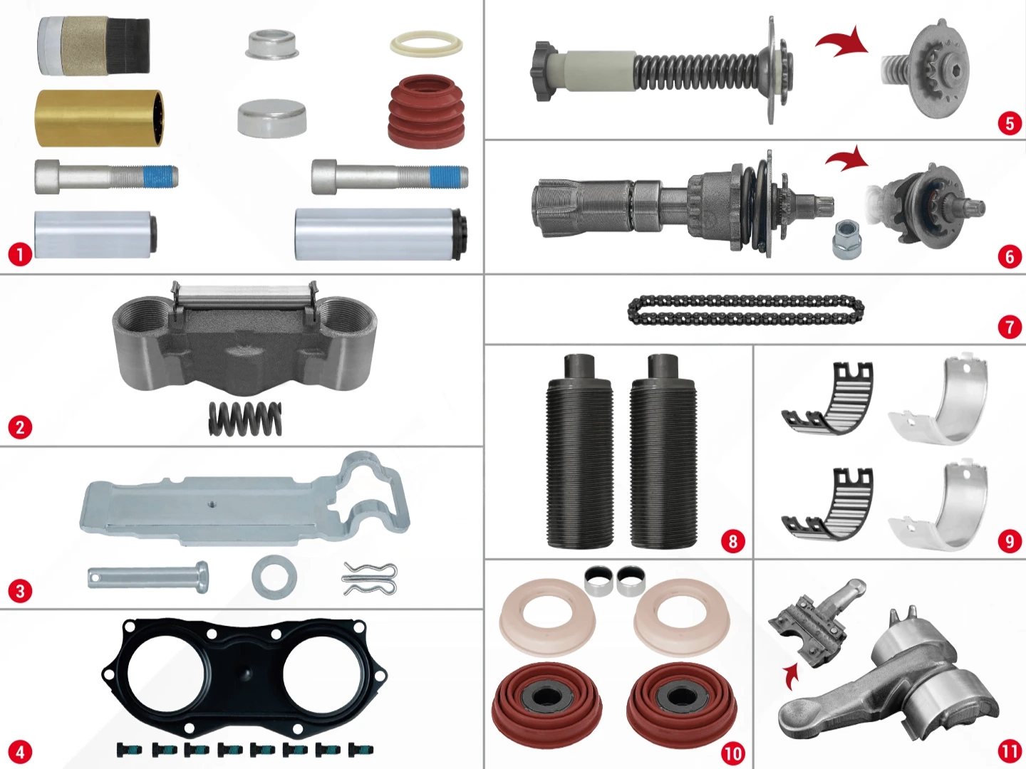 Caliper Complete Repair Set ( MAN )