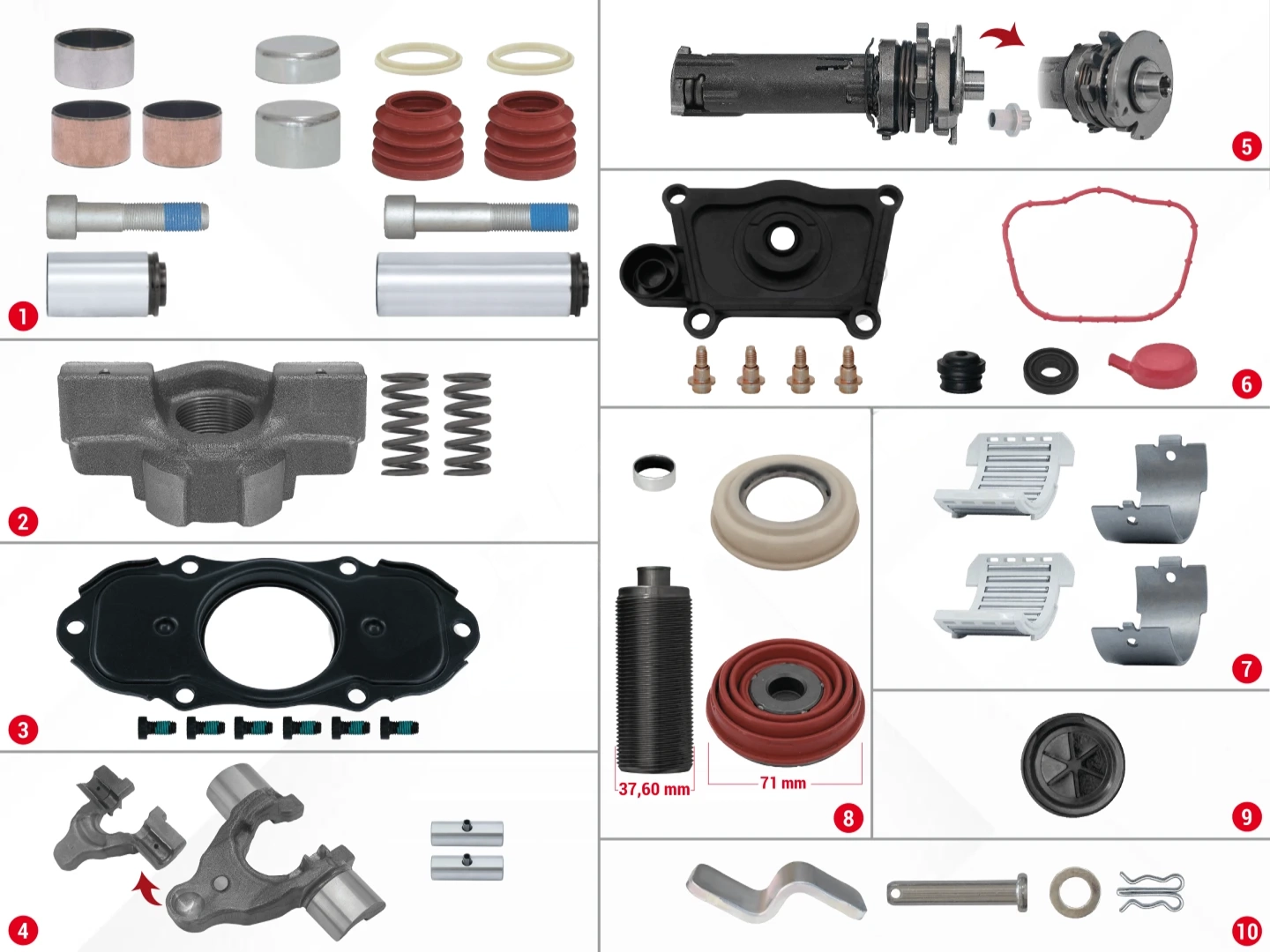 Caliper Complete Repair Set ( R - L )
