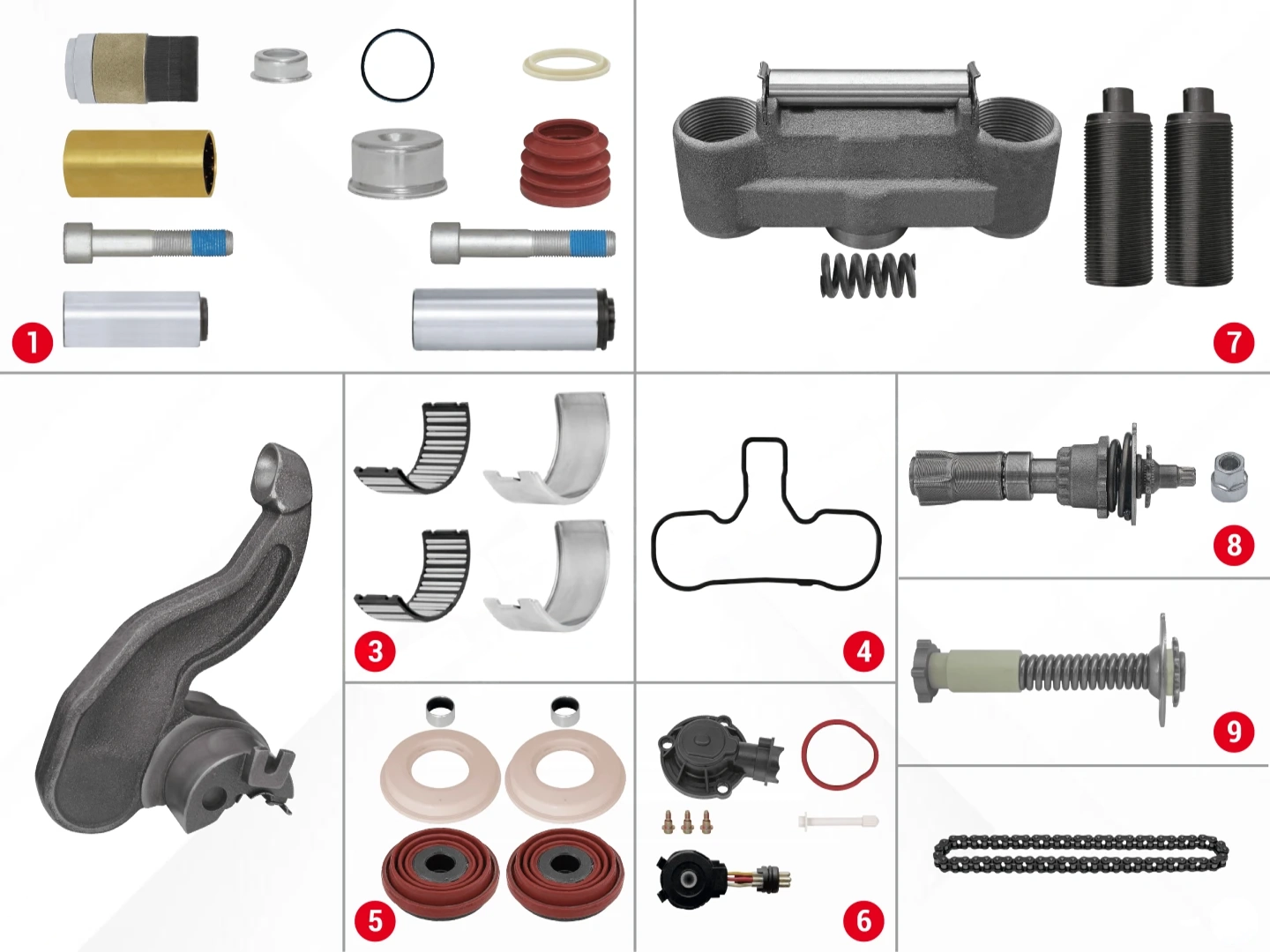 Caliper Complete Repair Set ( SB7 - MB )