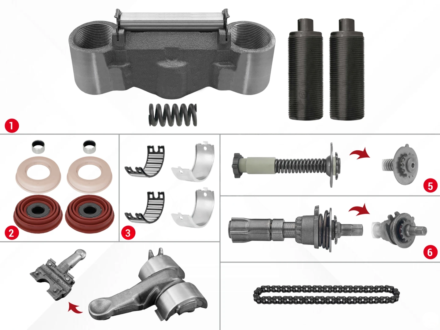Caliper Complete Mechanism Repair Kit ( SN7 )